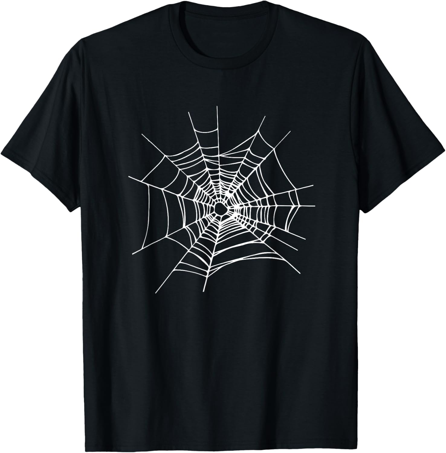 Halloween Spider Web Cobweb Halloween Spiders T-Shirt - T-Shirt | Black
