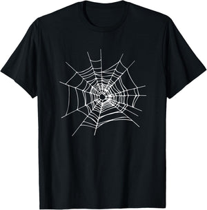 Halloween Spider Web Cobweb Halloween Spiders T-Shirt - T-Shirt | Black