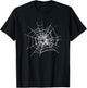 Halloween Spider Web Cobweb Halloween Spiders T-Shirt - T-Shirt | Black