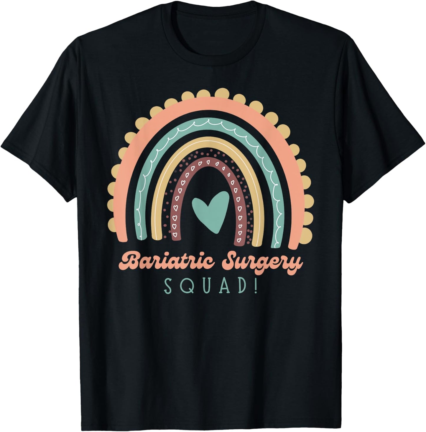 Bariatric Surgery Squad and Weight Loss Surgery Recovery T-Shirt - T-Shirt | Black