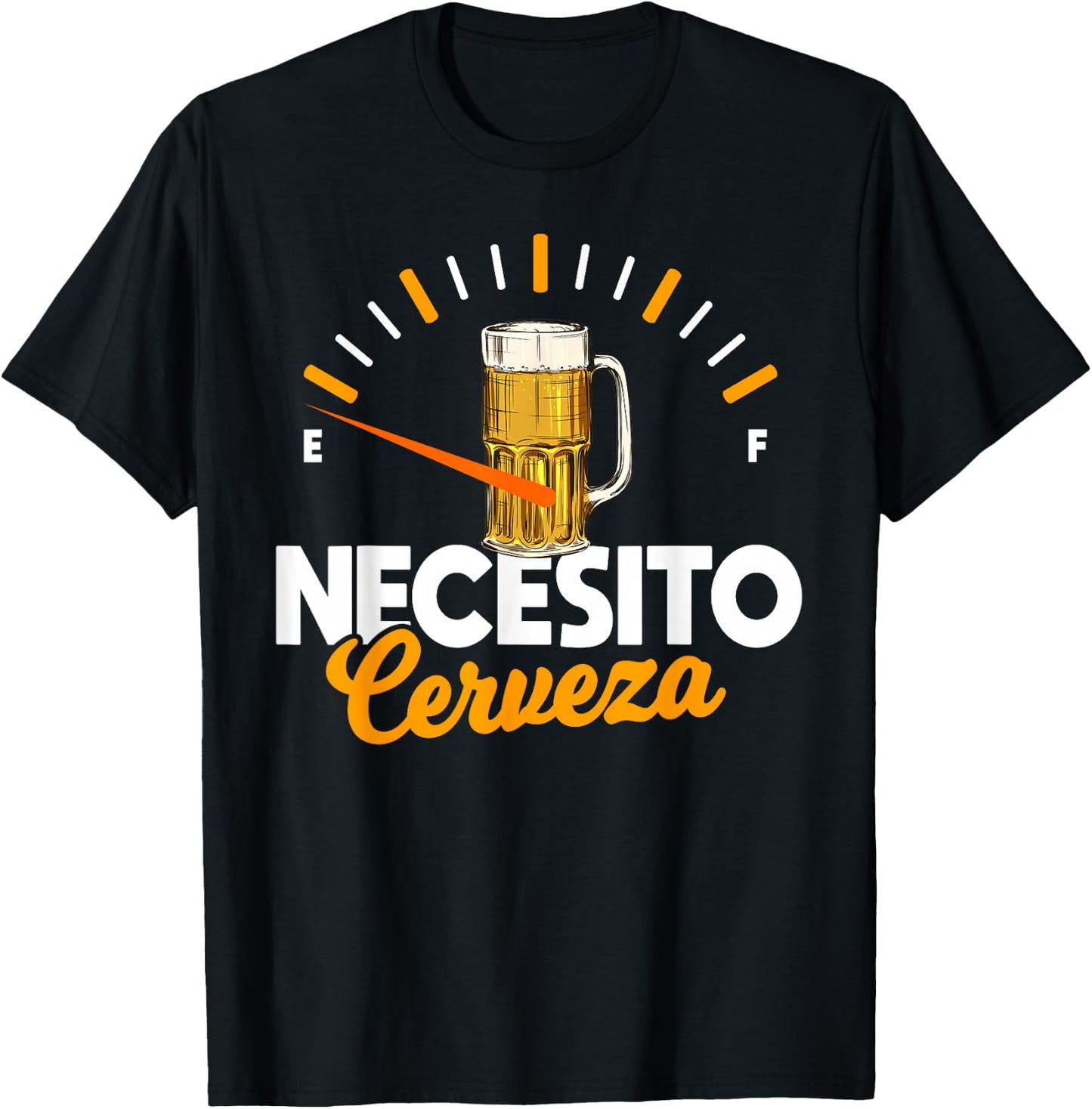 Mexican beer necesito cerveza cool & funny sayings T-Shirt - T-Shirt | Black