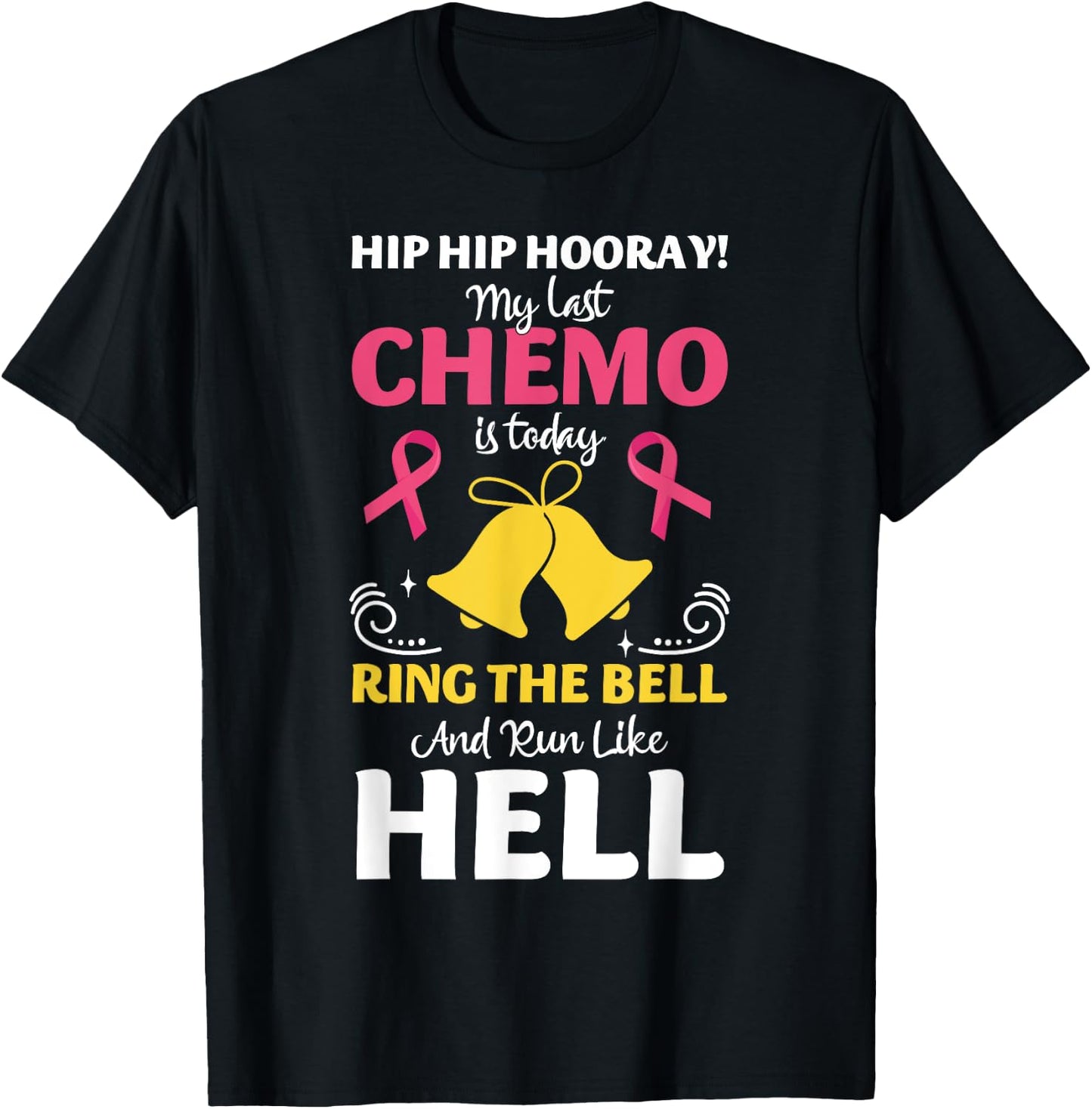 My Last Chemo Chemotherapy Breast Cancer Fighter Survivor T-Shirt - T-Shirt | Black