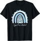 Type 1 Diabetes T1D Awareness One-Derful Nordic Rainbow Gift T-Shirt - T-Shirt | Black