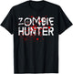 Fun Simple Zombie Hunter Halloween Costume T-Shirt - T-Shirt | Black