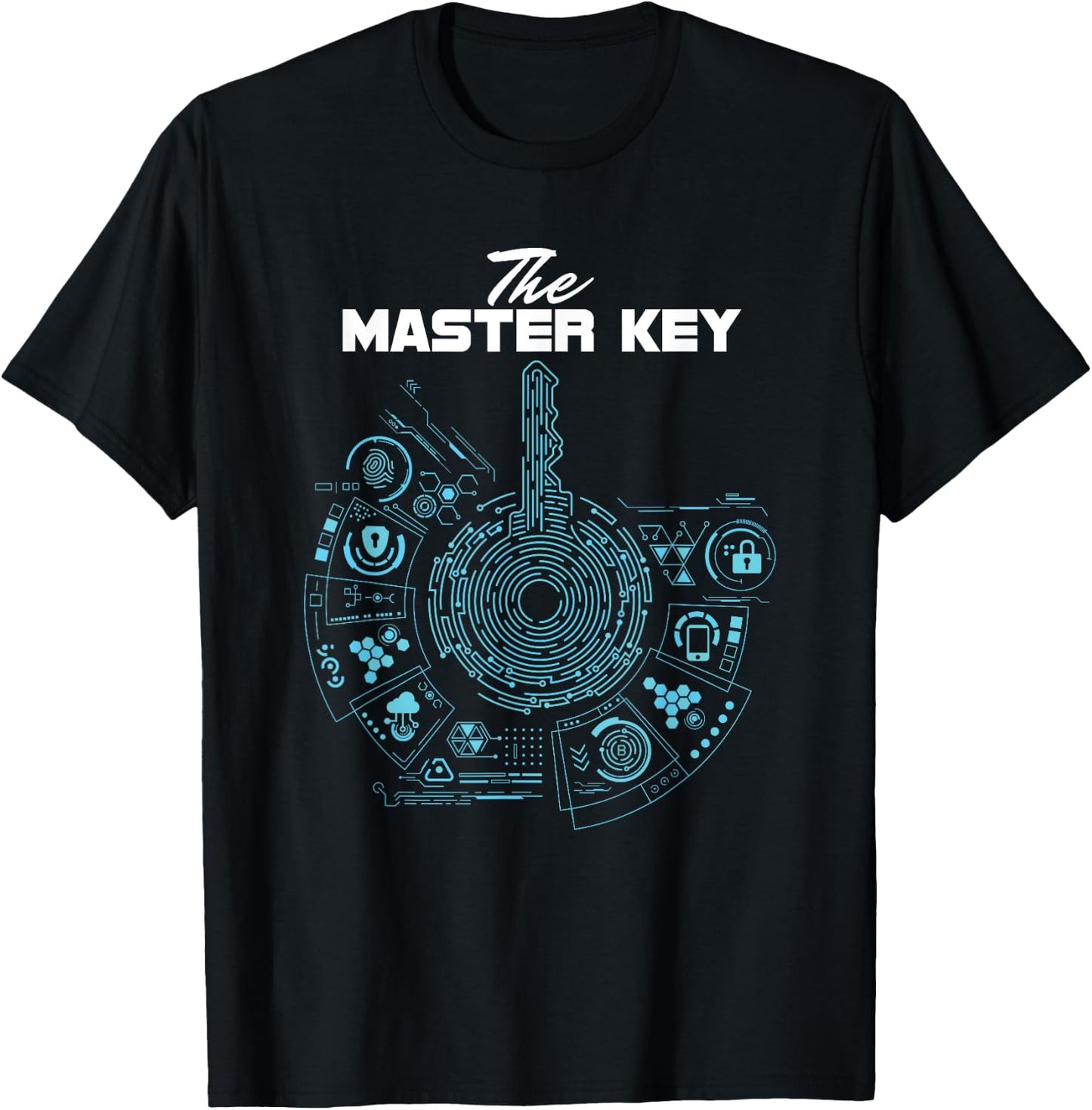 Lockpick Lock Picking The Master Key T-Shirt - T-Shirt | Black