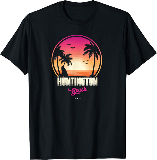 Huntington Souvenir - Beach Reminder T-Shirt - T-Shirt | Black
