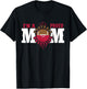 I'm a Proud Football Wrestling Mom - Combined Sports T-Shirt - T-Shirt | Black