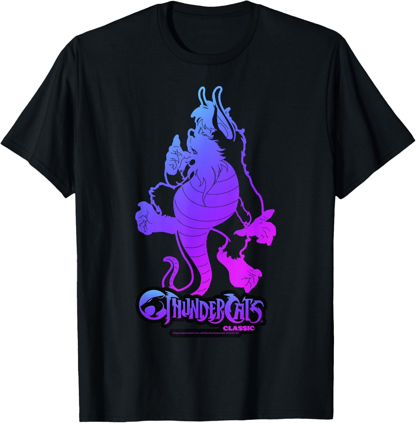 ThunderCats Snarf Gradient Portrait T-Shirt - T-Shirt | Black