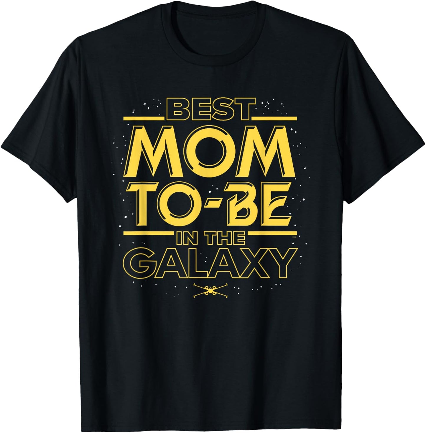 Star Wars Best Mom-to-Be in the Galaxy Birthday Mother’s Day T-Shirt - T-Shirt | Black