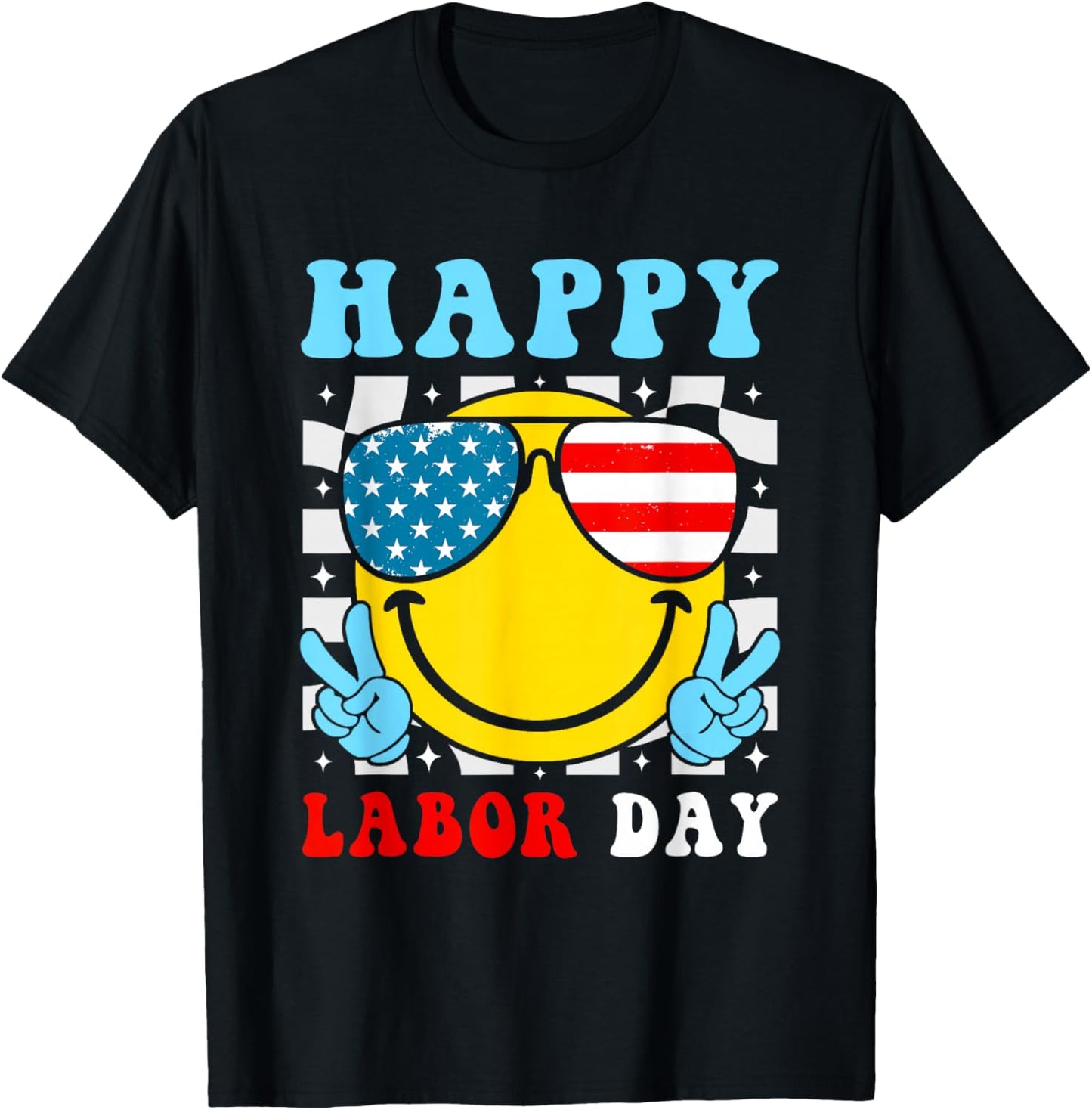 Happy Labor Day Men Women Kids T-Shirt - T-Shirt | Black