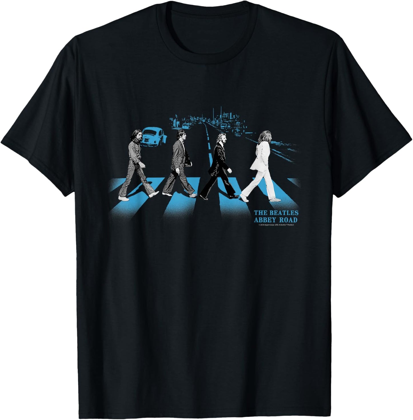 The Beatles - Abbey Road street blues T-Shirt - T-Shirt | Black
