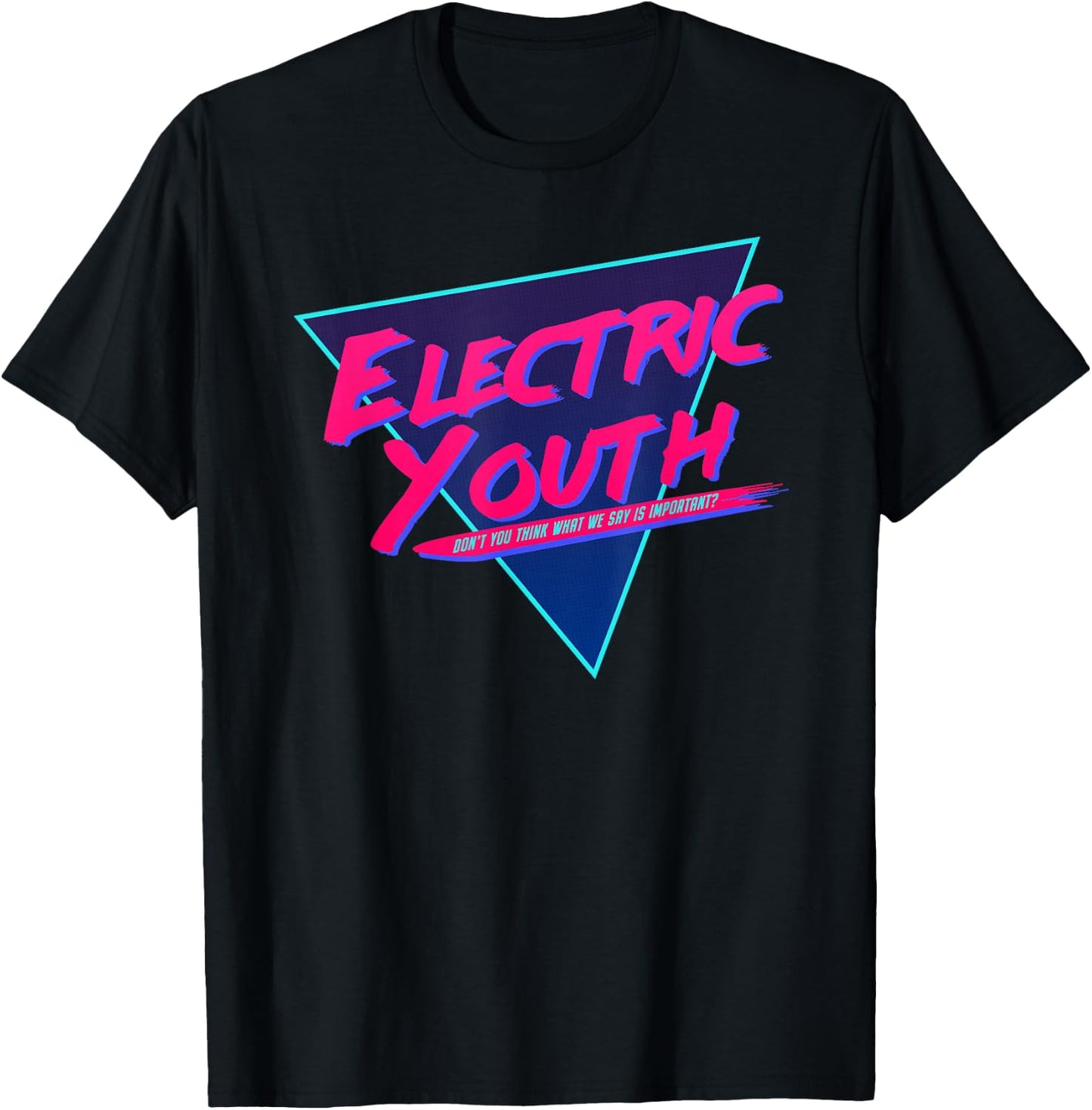 Electric Youth Retro 80s T-Shirt - T-Shirt | Black