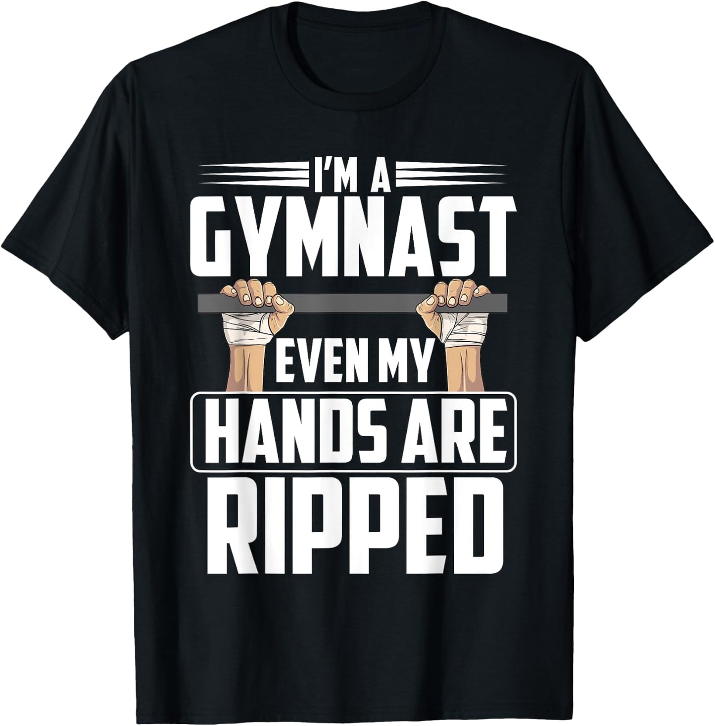 Funny Gymnastics Gift Boys Men | Cute Gymnast Sports T-Shirt - T-Shirt | Black