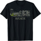 Avignon France Unique Hand Drawn Art Gift Men Women T-Shirt - T-Shirt | Black