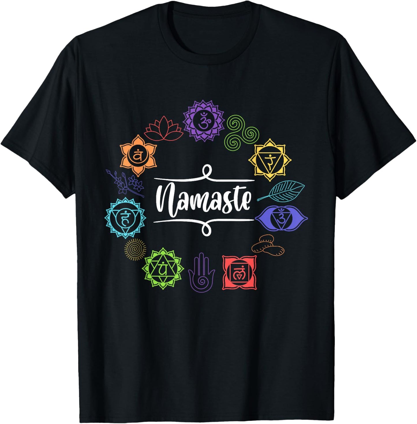 Namaste Yoga Meditation Calm Soul and Body Yoga Teacher Men Women Girls Kids T-Shirt - T-Shirt | Black