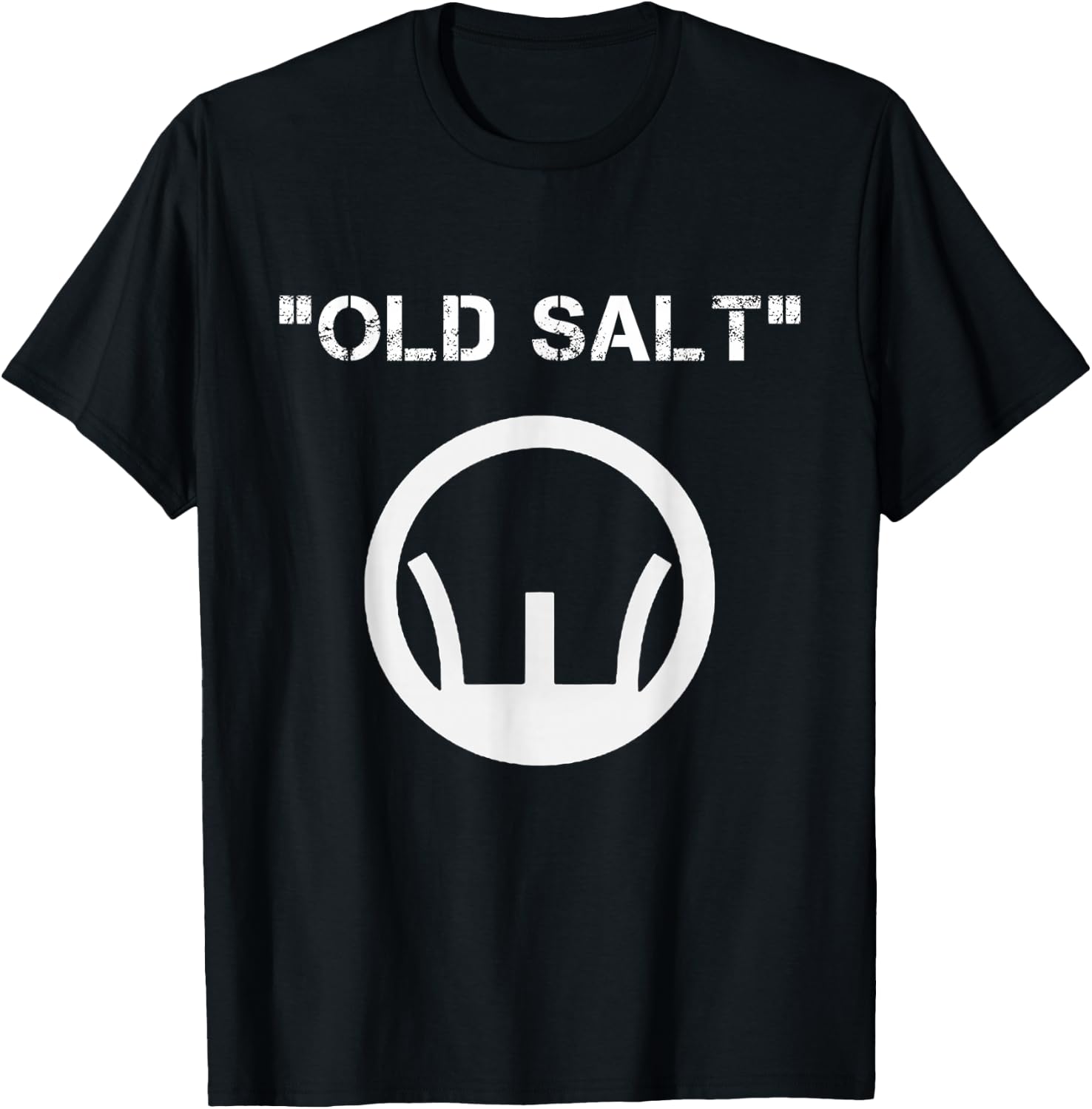 Old Salt | Military Veteran Salty T-Shirt - T-Shirt | Black