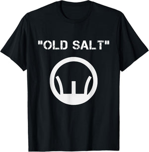 Old Salt | Military Veteran Salty T-Shirt - T-Shirt | Black