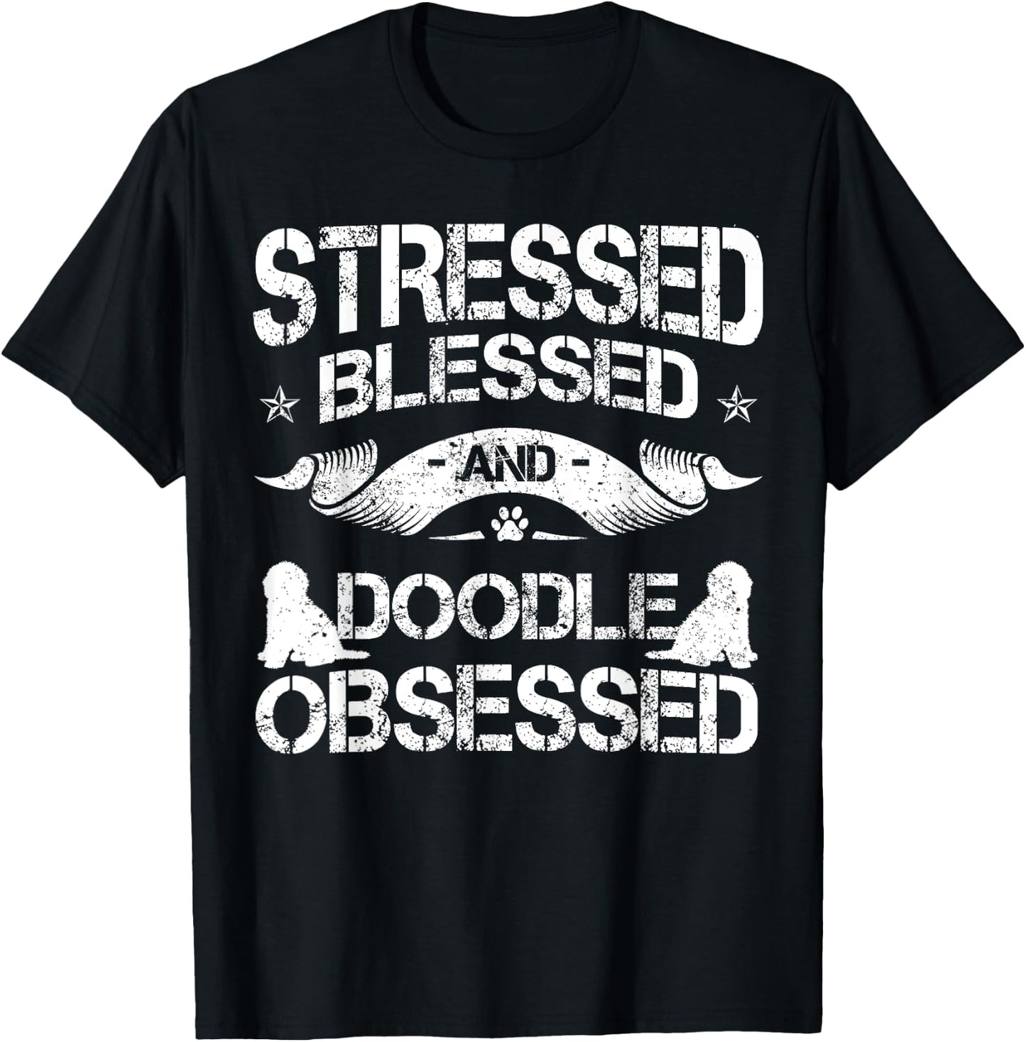 Doodle Lover Goldendoodle Groodie Dog Owner Crossbreed Breed Men Women Girls Kids T-Shirt - T-Shirt | Black