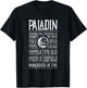 Wow Paladin Role Playing Gamer Small T-Shirt - T-Shirt | Black