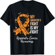 My Daughter’s Fight Is My Fight Appendix Cancer Awareness T-Shirt - T-Shirt | Black