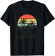 Sunshine And Whiskey Ladies Tropical Day Drinking T-Shirt - T-Shirt | Black