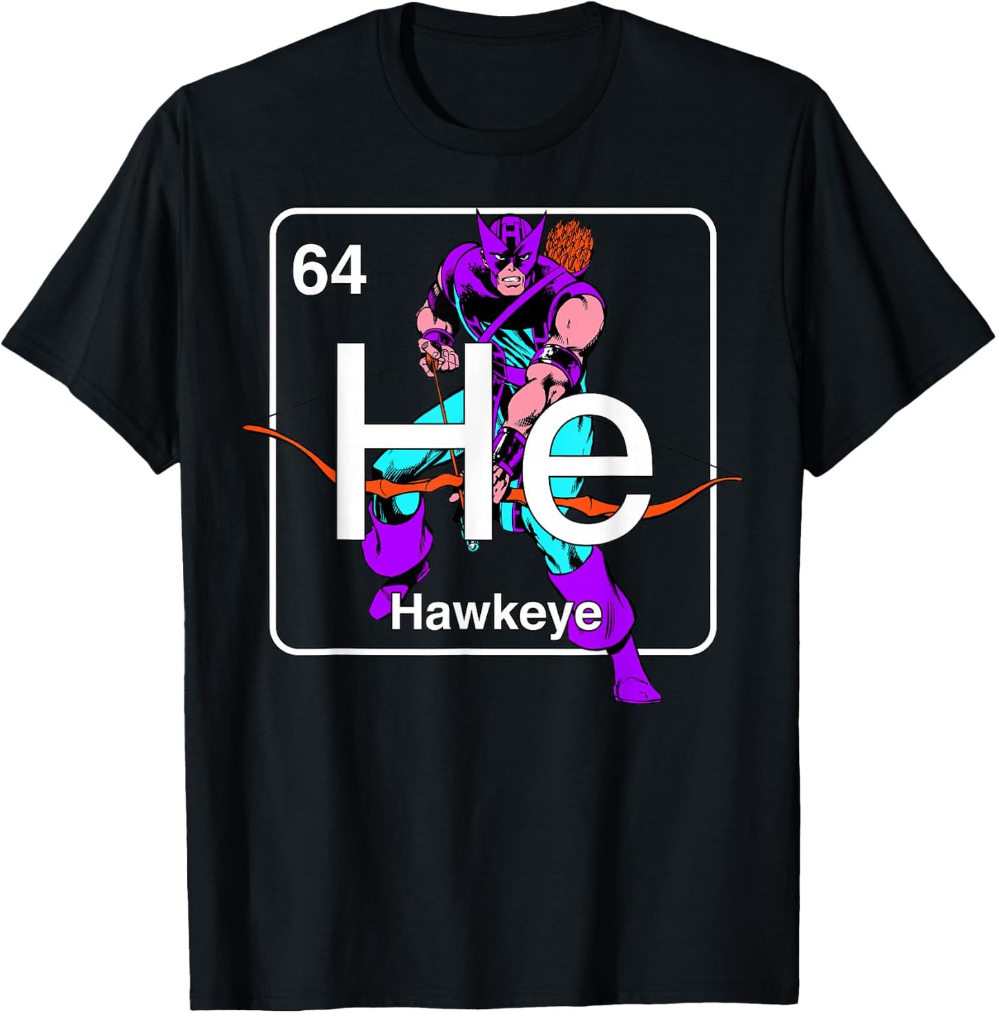 Marvel Avengers Hawkeye Element T-Shirt - T-Shirt | Black