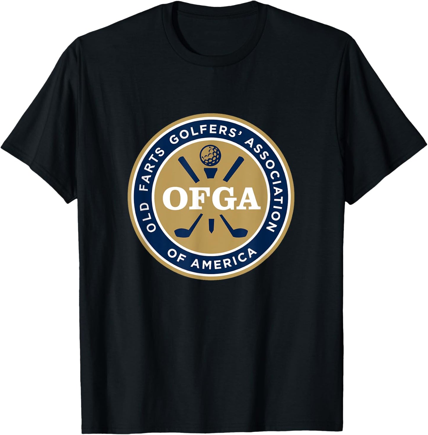 OFGA Old Farts Golfers Association funny senior golf T-Shirt - T-Shirt | Black