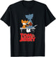 Tom & Jerry Movie Park bench T-Shirt - T-Shirt | Black
