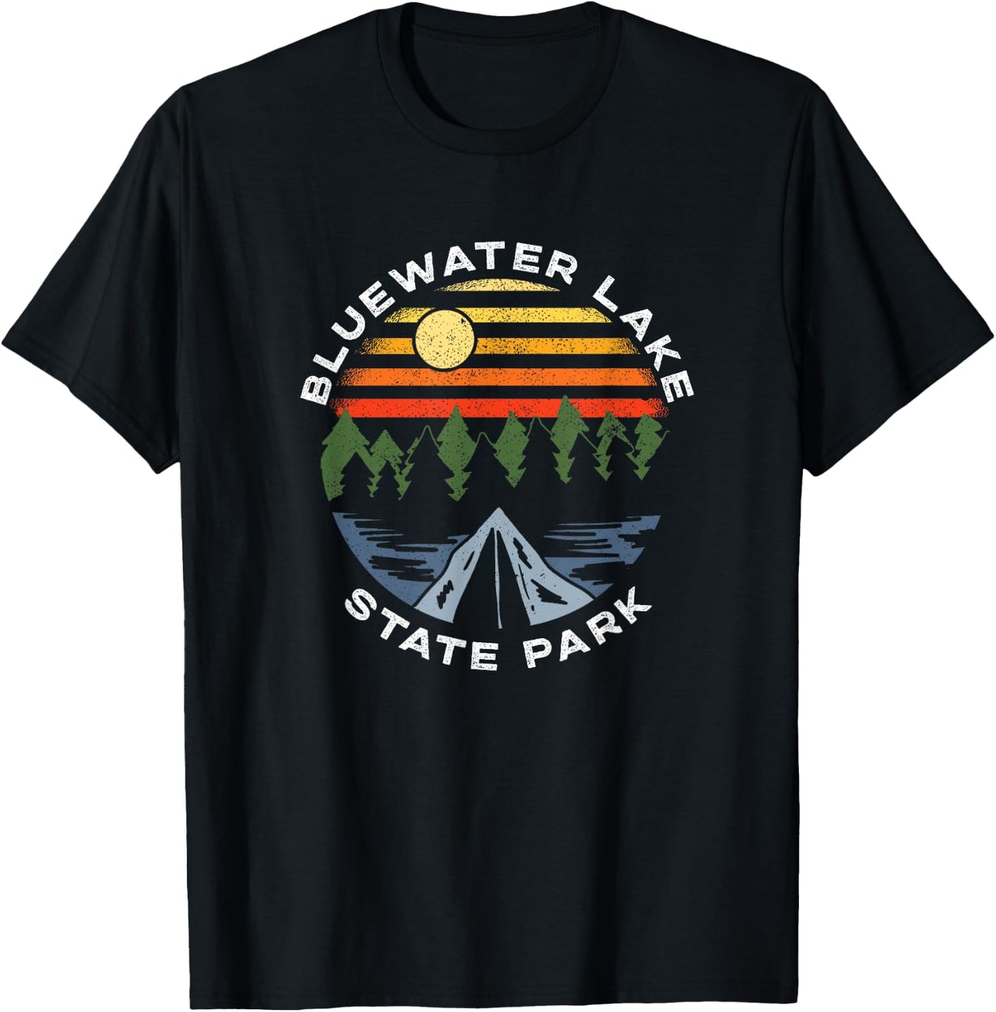 Bluewater Lake State Park New Mexico Camping Vacation T-Shirt - T-Shirt | Black