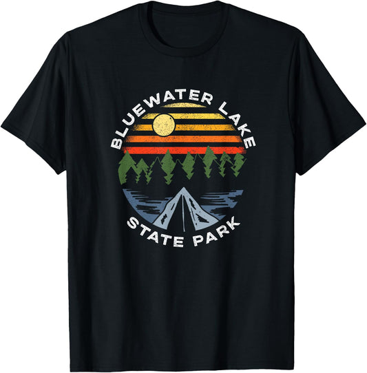 Bluewater Lake State Park New Mexico Camping Vacation T-Shirt - T-Shirt | Black