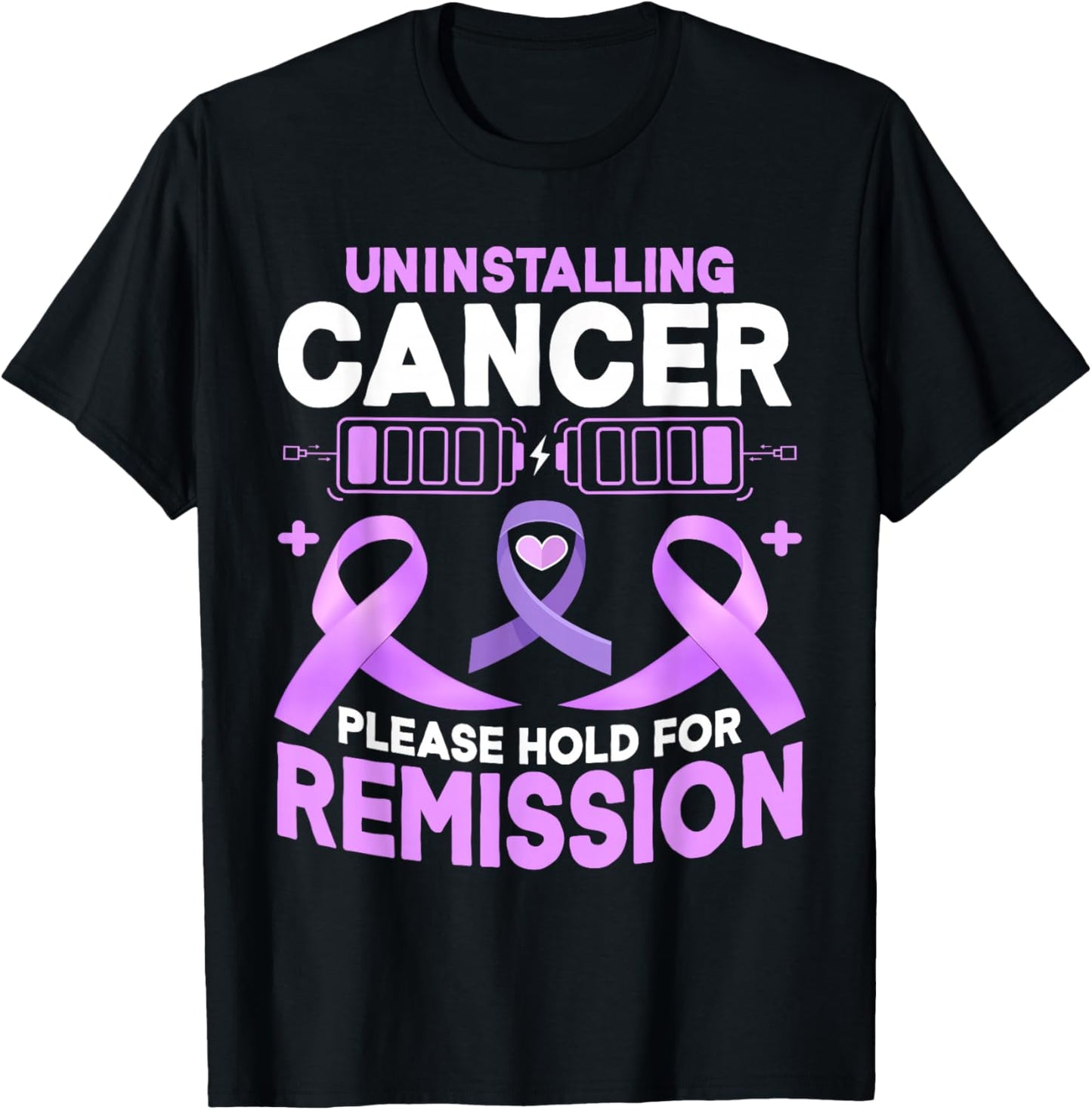 Chemotherapy Uninstalling Cancer Chemo T-Shirt - T-Shirt | Black