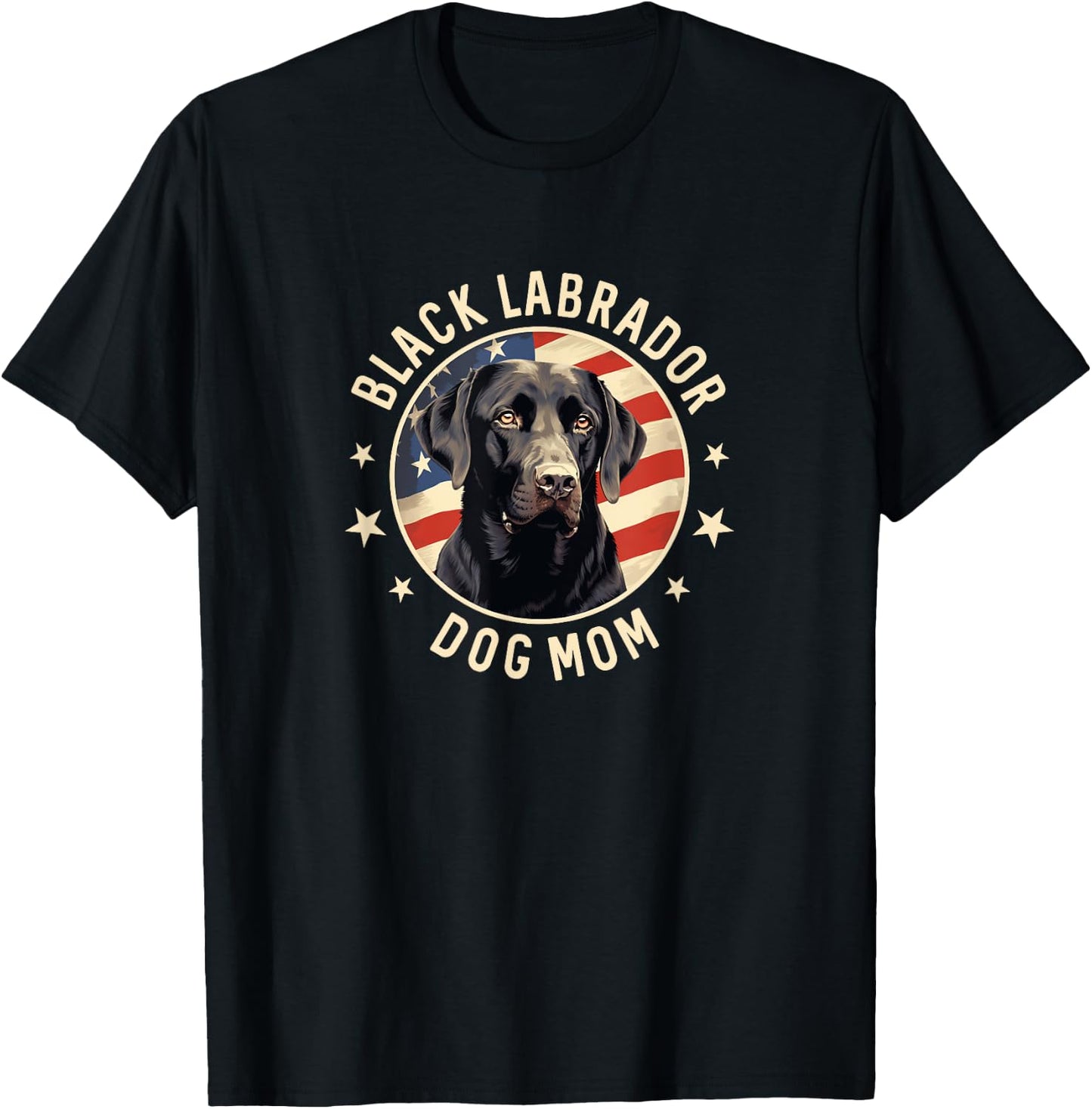 Black Lab Gifts Women, Black Labrador Retriever Dog Mom T-Shirt - T-Shirt | Black
