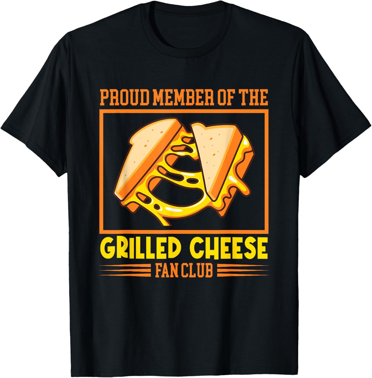 Funny Grilled Cheese T-Shirt - T-Shirt | Black