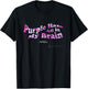 Jimi Hendrix Official Purple Haze Lyric T-Shirt - T-Shirt | Black