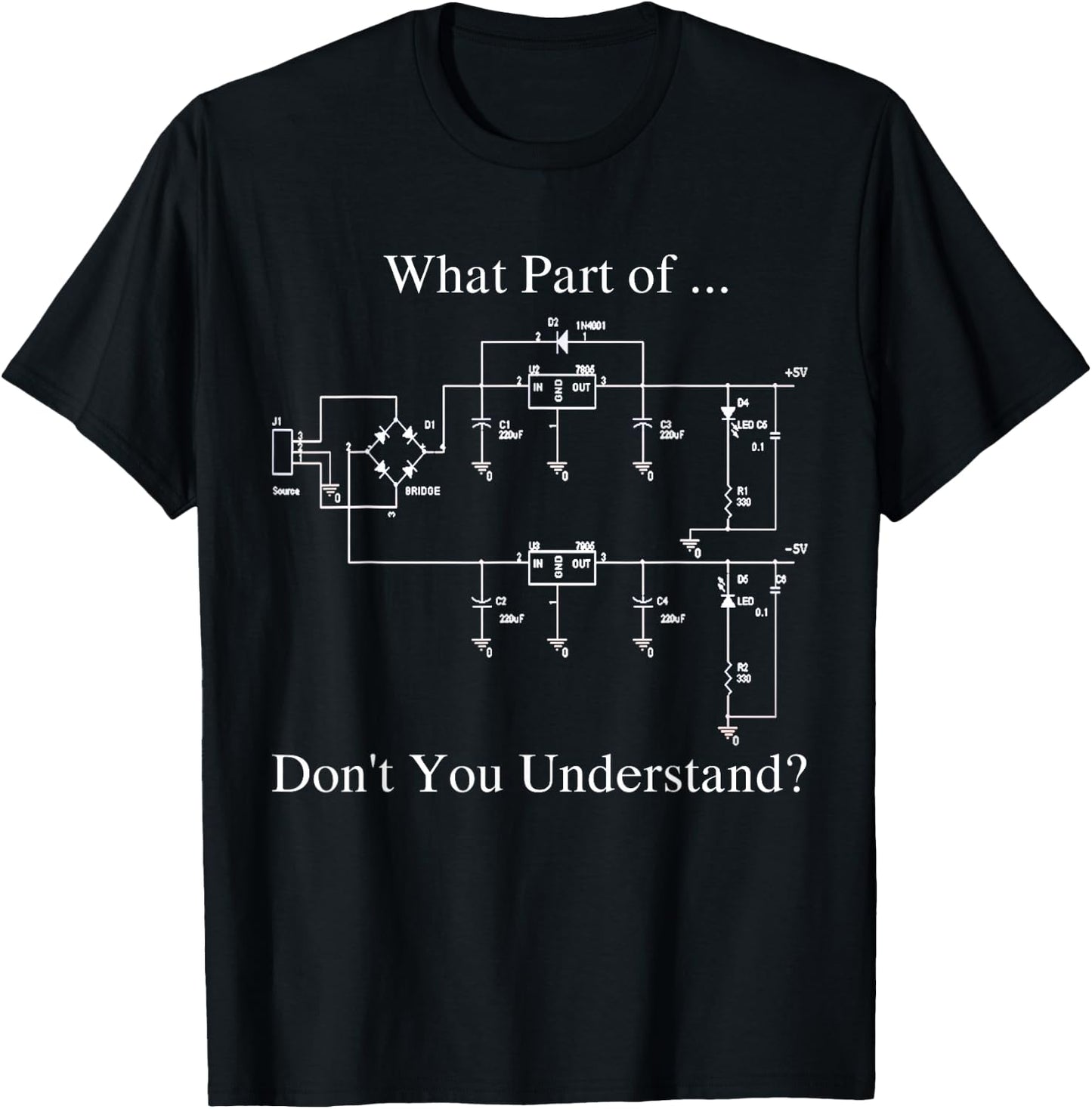 Electrical Engineer, Funny Technology Sarcasm T-Shirt - T-Shirt | Black