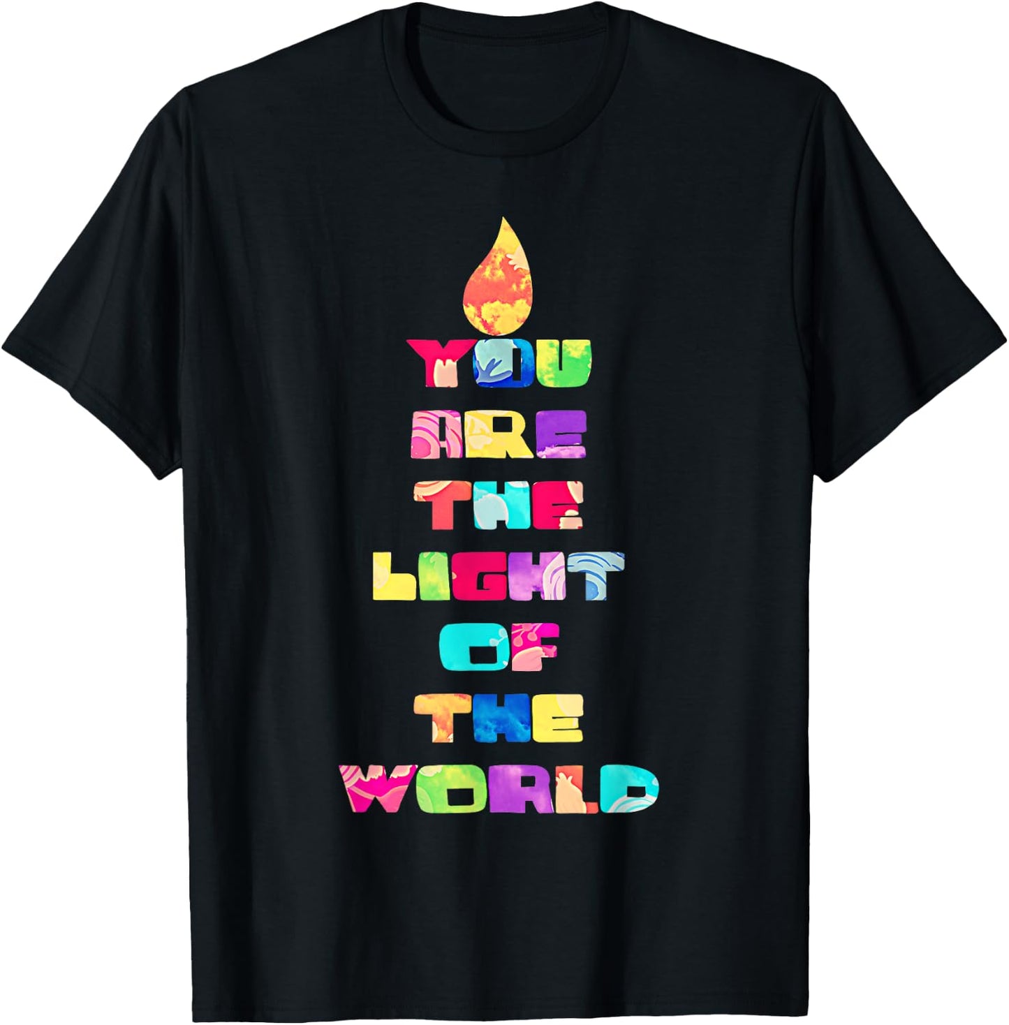 Light of the World Godspell Inspired Musical Theater T-Shirt - T-Shirt | Black