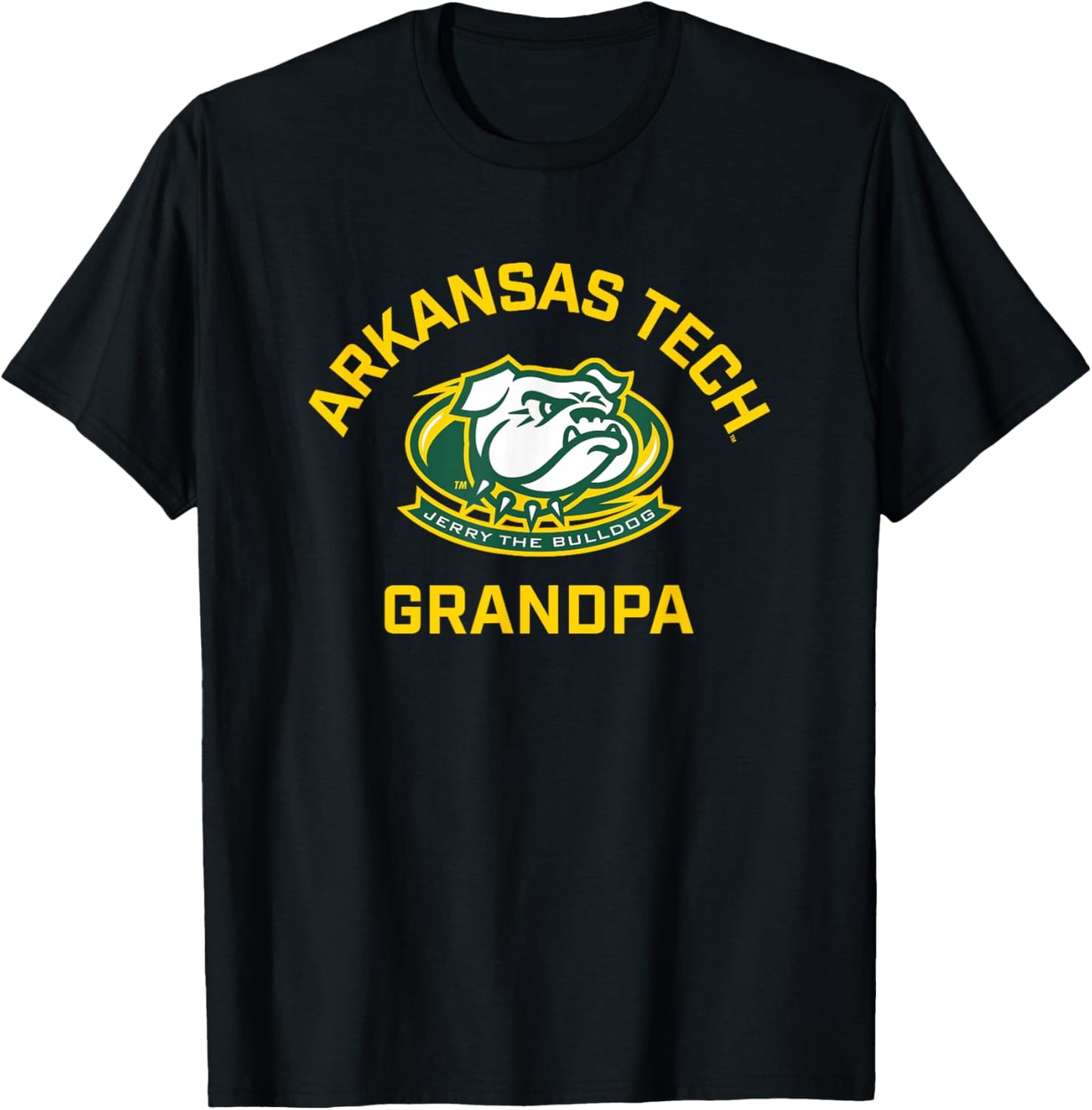 Arkansas Tech University ATU Wonder Boys Arched Grandpa T-Shirt - T-Shirt | Black
