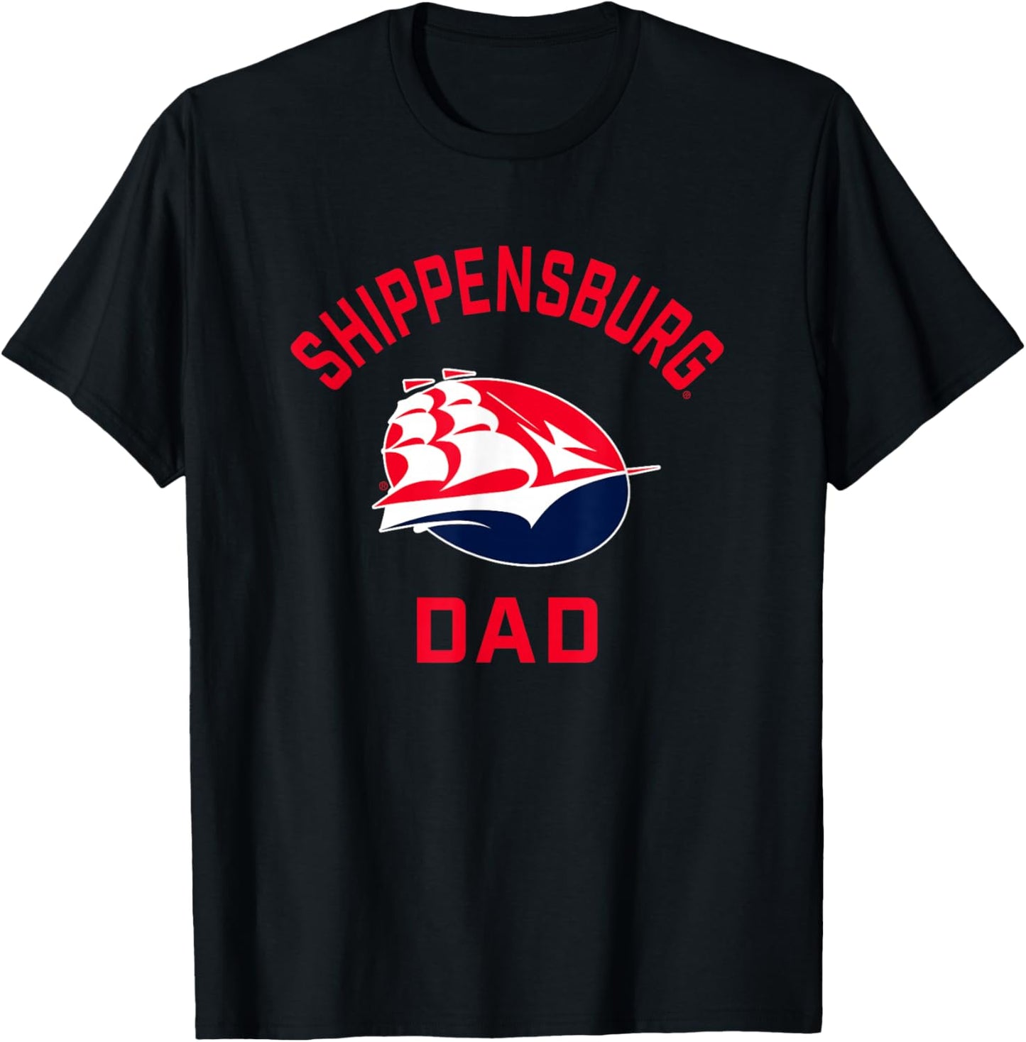 Shippensburg University Raiders Arched Dad T-Shirt - T-Shirt | Black
