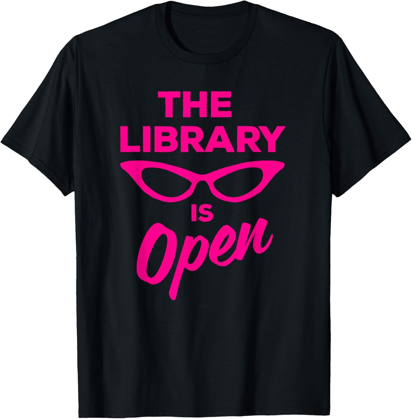 The Library is Open Drag Queen T-Shirt - T-Shirt | Black