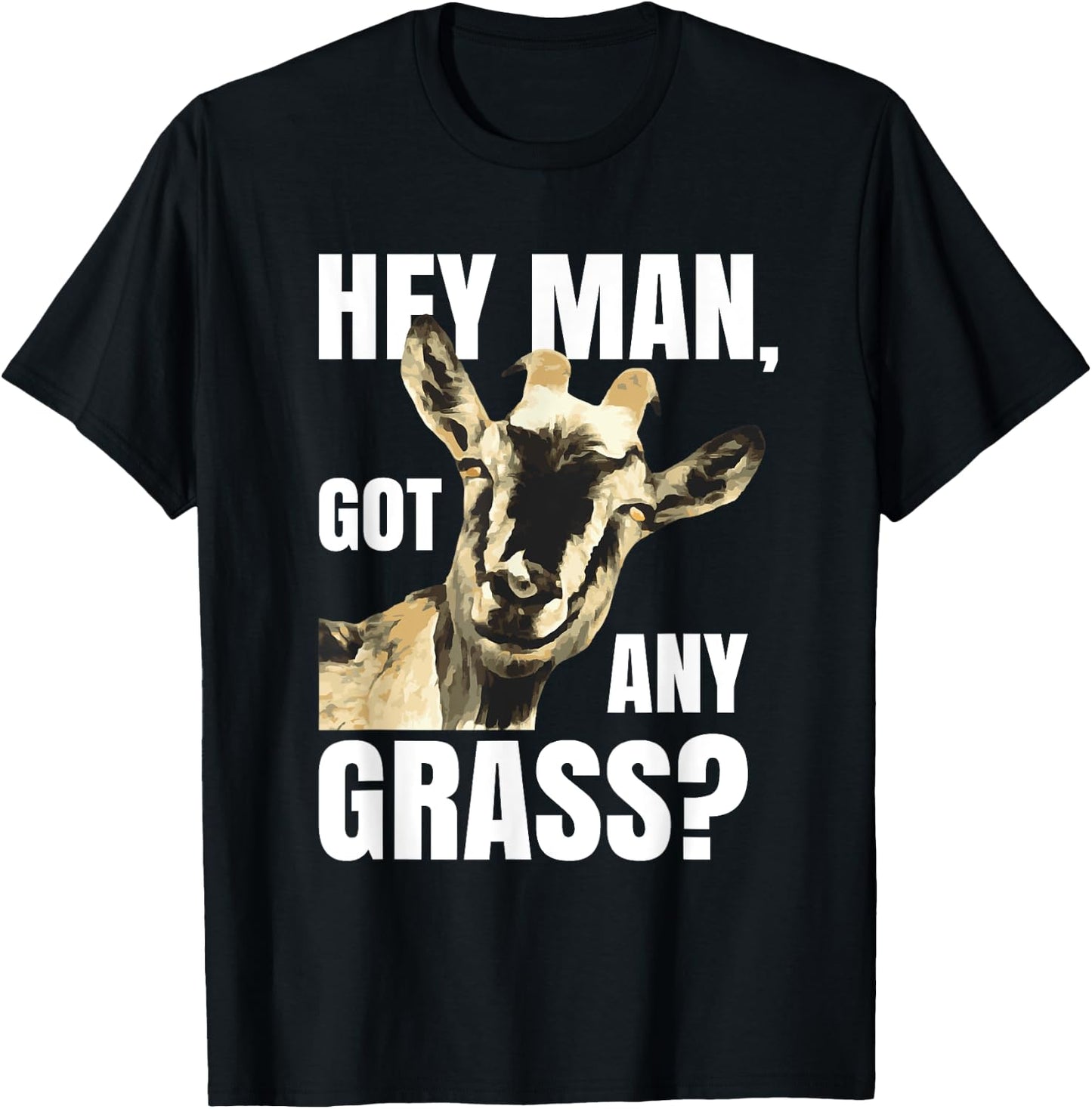 Farm Animal Pun Goat Shirts | Pets Meme Funny Goat T-Shirt - T-Shirt | Black