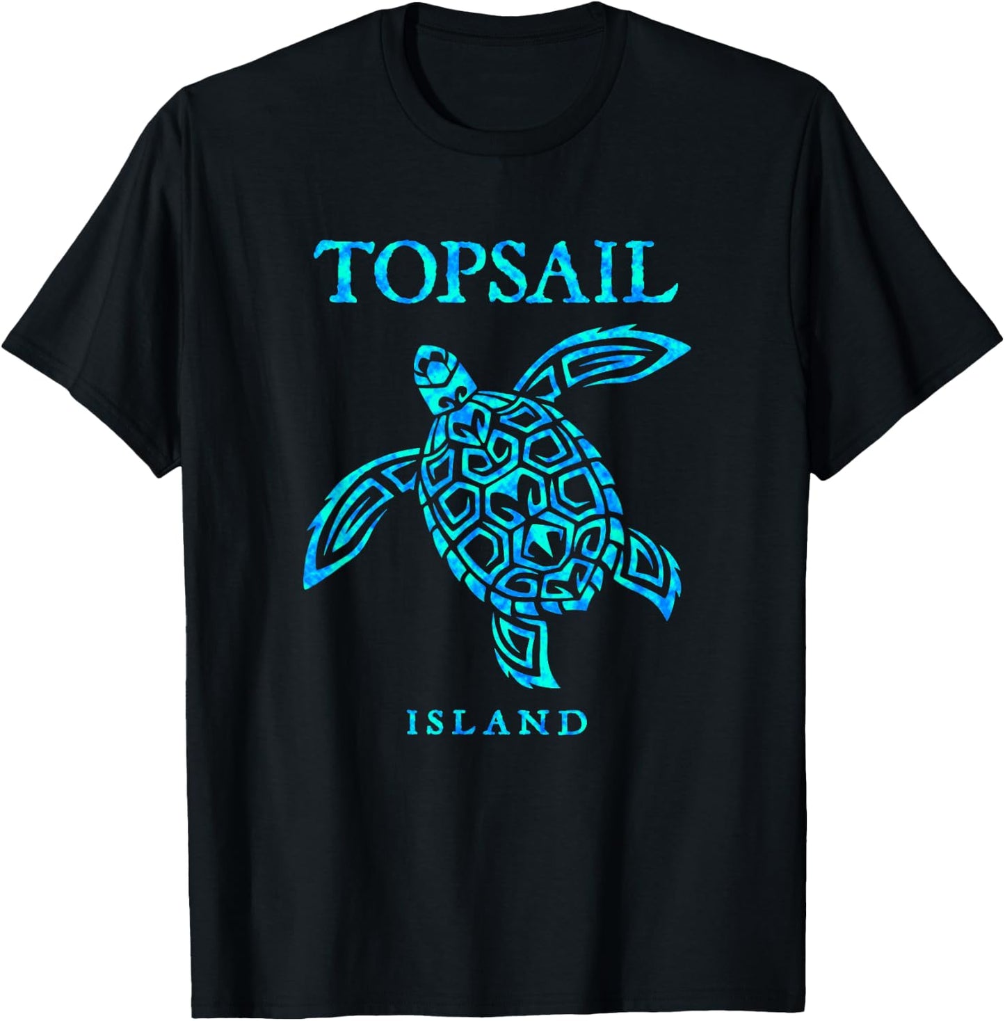 Topsail Island North Carolina Sea Turtle Boys Girls Toddler T-Shirt - T-Shirt | Black