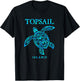 Topsail Island North Carolina Sea Turtle Boys Girls Toddler T-Shirt - T-Shirt | Black