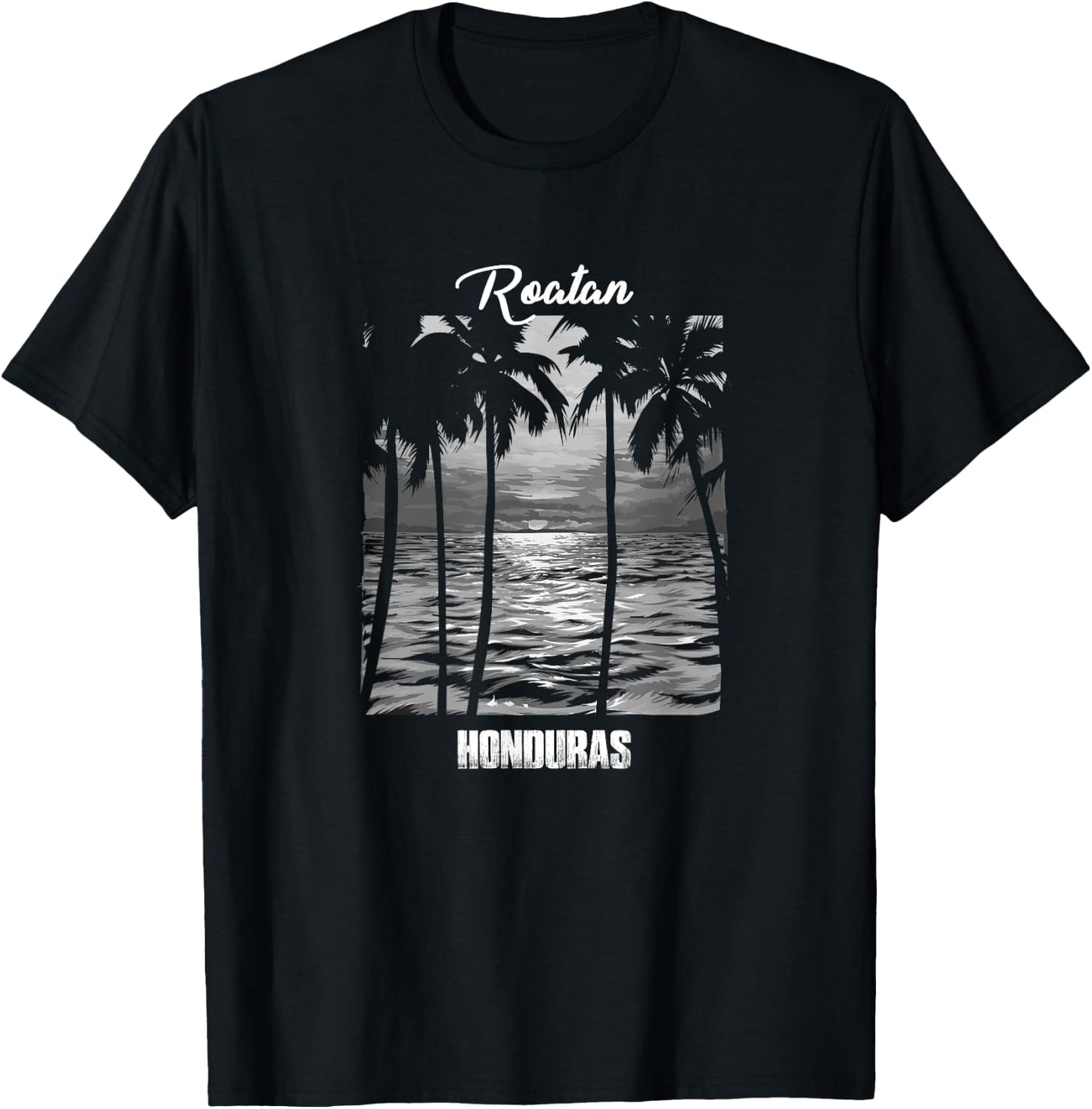 Roatan Souvenir - Honduras Reminder T-Shirt - T-Shirt | Black