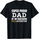 PhD Dad - Doctoral Dad Outfit Doctorate Graduate Dad Gift T-Shirt - T-Shirt | Black