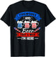 Fireworks & Beer That's Why I'm Here Funny 4th Of July BBQ T-Shirt - T-Shirt | Black