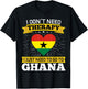 I Don't Need Therapy I just Need To Go To Ghana Ghanaian T-Shirt - T-Shirt | Black