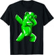Funny Dabbing Gummy Bear Gift Cool Jelly Candy Animal Dance T-Shirt - T-Shirt | Black