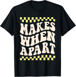 nothing makes sense when we're apart matching couples BFF T-Shirt - T-Shirt | Black