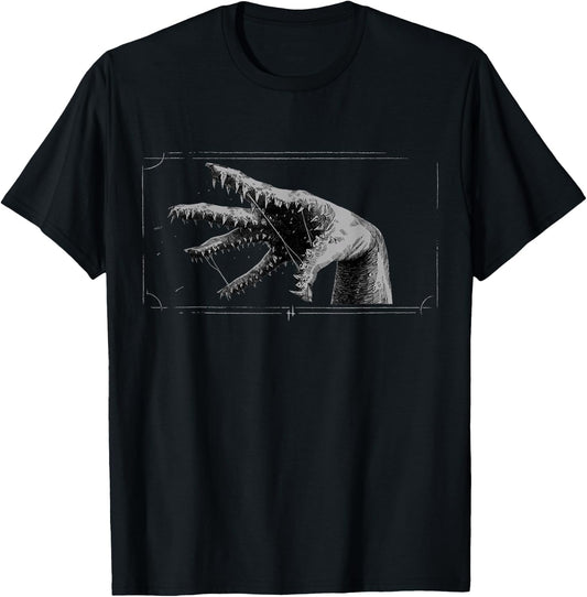 Hunt Showdown Boys -Adults Black Cotton Polyester Small Classic Fit Collarless Short Sleeve Classic Hunting T-Shirt - T-Shirt | Black