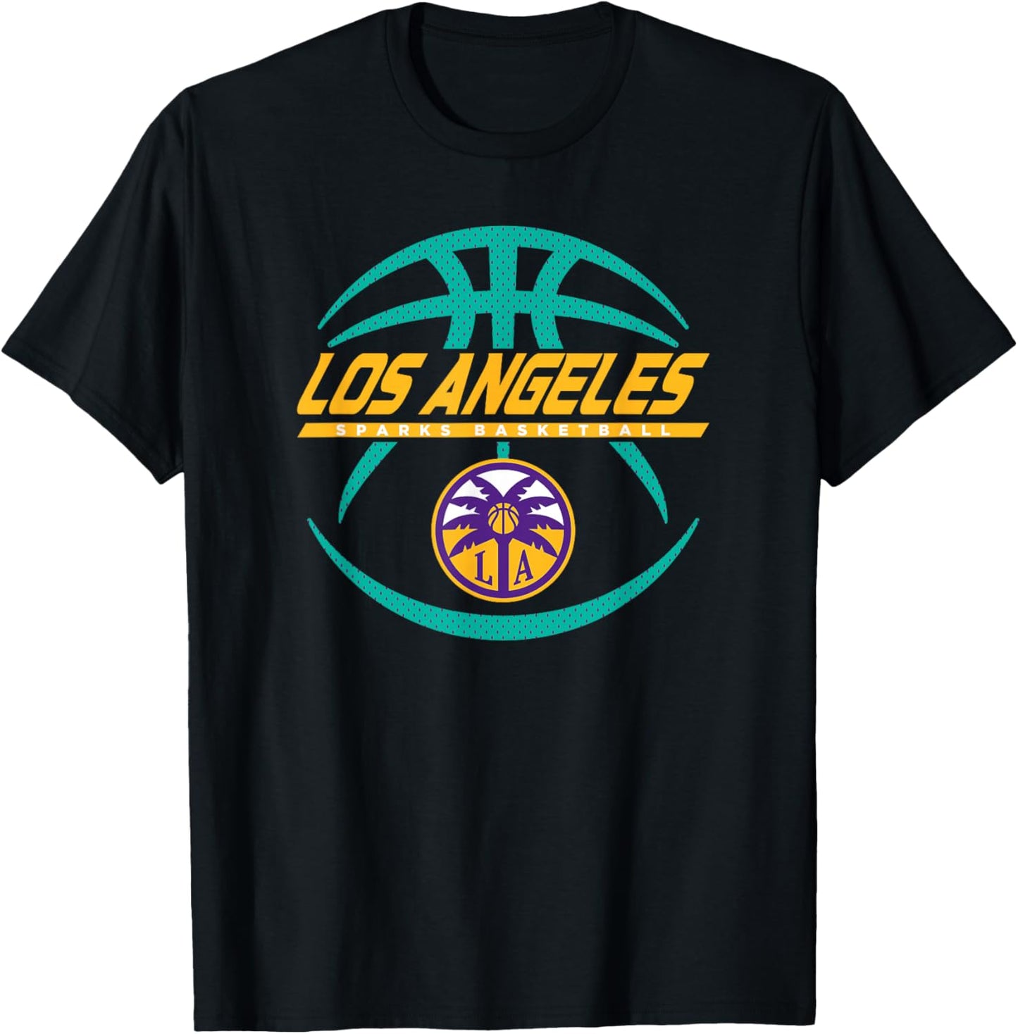 WNBA Los Angeles Sparks The Rock T-Shirt - T-Shirt | Black